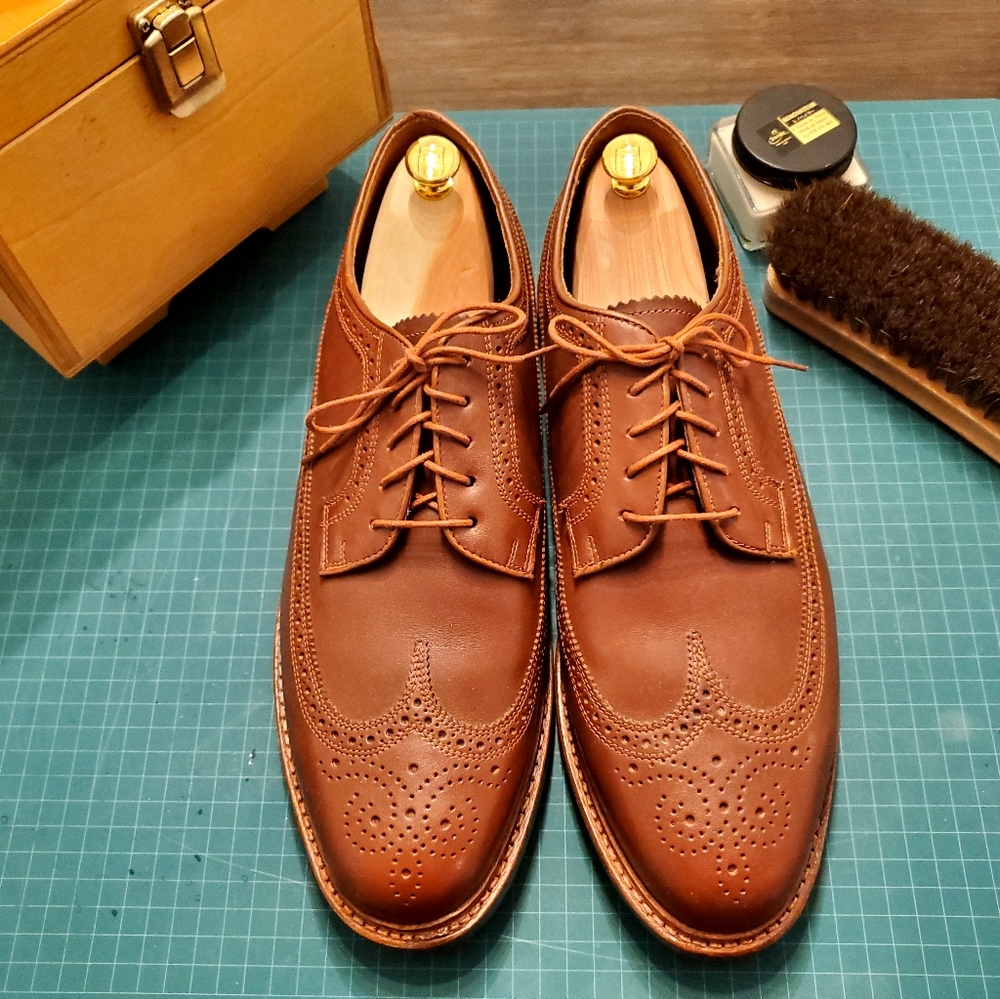 Florsheim - Goodyear Welted - RUST Veblen long wing derby/blucher. - Picture 1 of 8